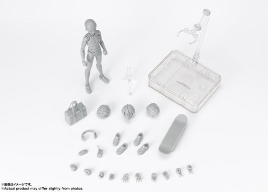 PRE ORDER – S.H.FIGUARTS BODY-KUN - SCHOOL LIFE - EDITION DX SET (GRAY COLOR VER.)