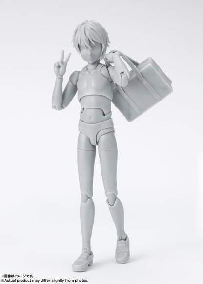 PRE ORDER – S.H.FIGUARTS BODY-KUN - SCHOOL LIFE - EDITION DX SET (GRAY COLOR VER.)