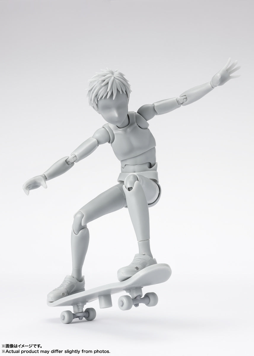 PRE ORDER – S.H.FIGUARTS BODY-KUN - SCHOOL LIFE - EDITION DX SET (GRAY COLOR VER.)