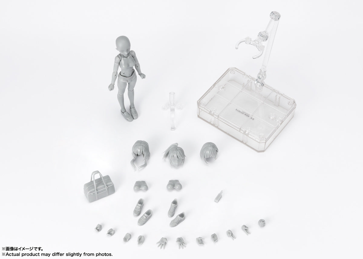 PRE ORDER – S.H.FIGUARTS BODY-CHAN - SCHOOL LIFE - EDITION DX SET (GRAY COLOR VER.)