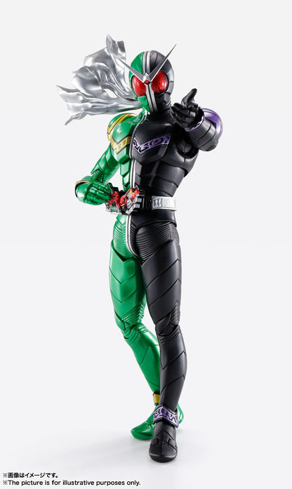 BACK ORDER – S.H.FIGUARTS (SHINKOCCHOU SEIHOU) KAMEN RIDER DOUBLE CYCLONE JOKER (FUTO PI VER.) REISSUE