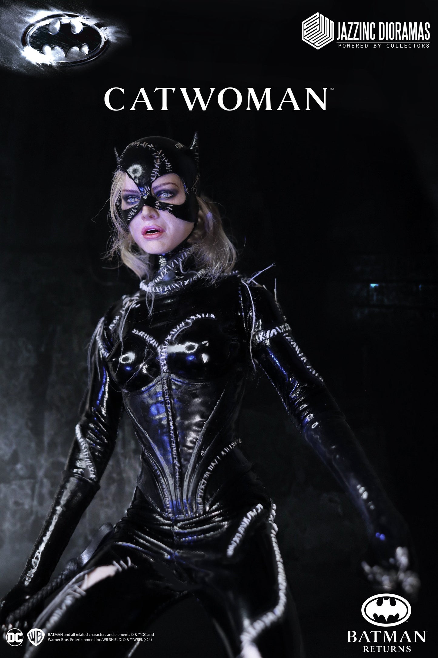 PRE ORDER – 1/6 JAZZINC DIORAMAS BATMAN RETURNS - CATWOMAN (DELUXE TWO PACK WHICH FEATURES, AND AN EXCLUSIVE DIORAMA)