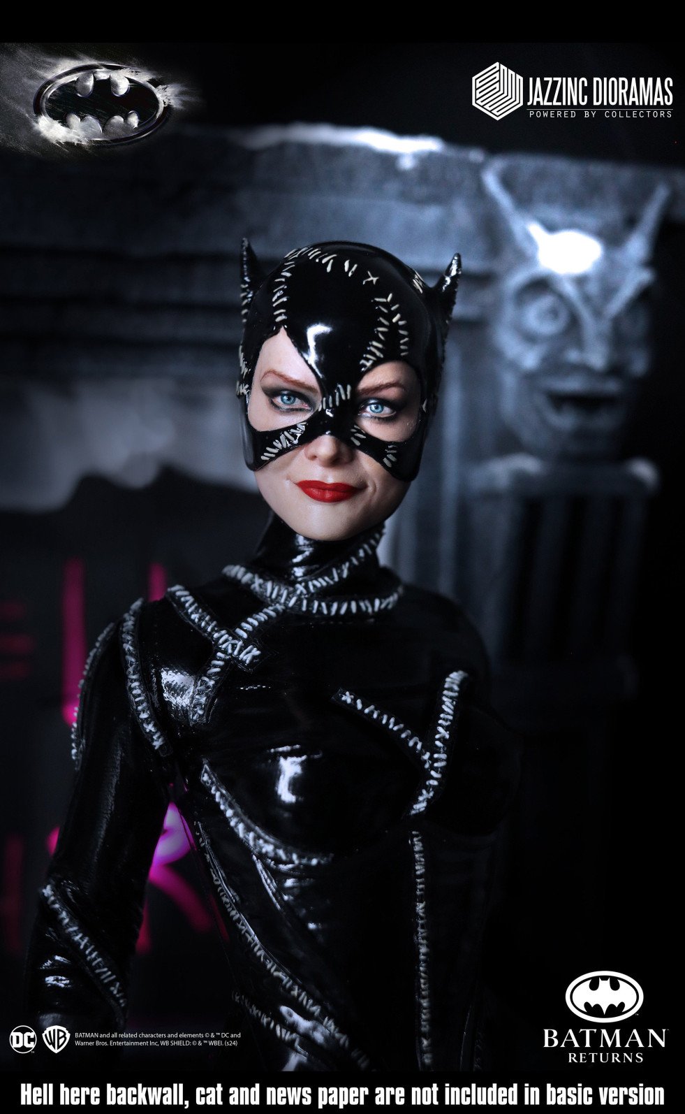 PRE ORDER – 1/6 JAZZINC DIORAMAS BATMAN RETURNS - CATWOMAN (BASIC CLEAN VERSION)