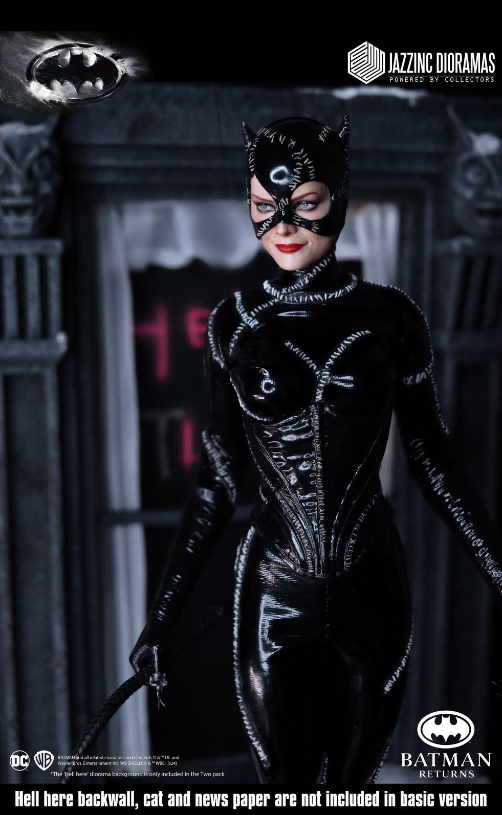 PRE ORDER – 1/6 JAZZINC DIORAMAS BATMAN RETURNS - CATWOMAN (BASIC CLEAN VERSION)