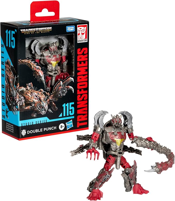 PRE ORDER – TRANSFORMERS TOYS STUDIO SERIES DELUXE CLASS RISE OF THE BEASTS 115 DOUBLE PUNCH (8PCS/SET)