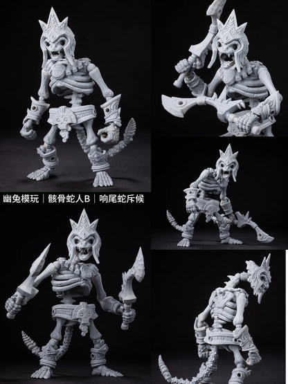 PRE ORDER – 1/12 SKELETAL SERPENT MAN VERSION B : RATTLESNAKE SCOUT