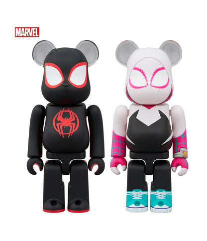 PRE ORDER – BE@RBRICK SPIDER-MAN (MILES MORALES) & SPIDER-GWEN SET