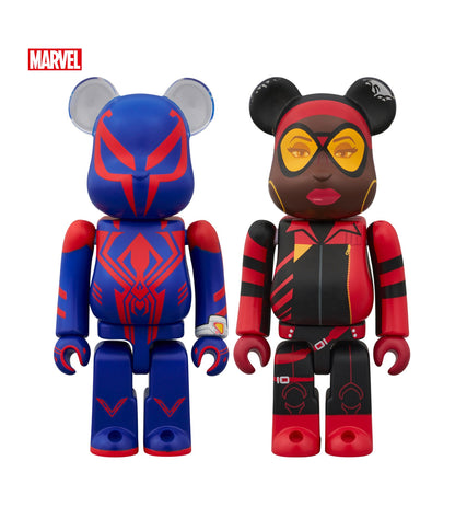 PRE ORDER – BE@RBRICK SPIDER-MAN 2099 & SPIDER-WOMAN SET