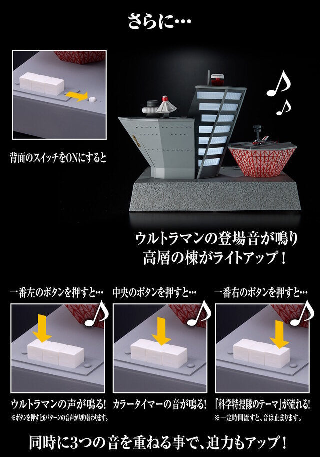 PRE ORDER – [PB] ULTIMATE ULTIMATE LUMINOUS ULTRAMAN SCINECE SPECIAL SEARCH PARTY (SSSP) JAPANESE BRANCH HEADQUARTER BASE