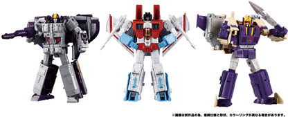 PRE ORDER – TRANSFORMERS DRAMATIC CAPTURE SERIES TRIPLE TAKEOVER