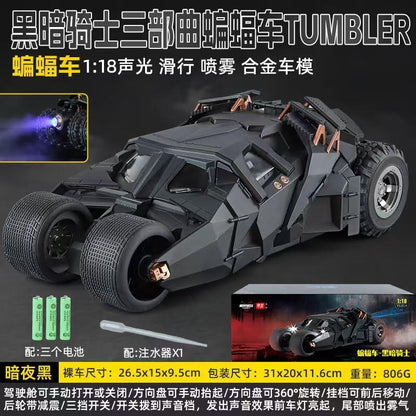 PRE ORDER – 1/18 DIECAST DARK KNIGHT TRILOGY BATMOBILE TUMBLER