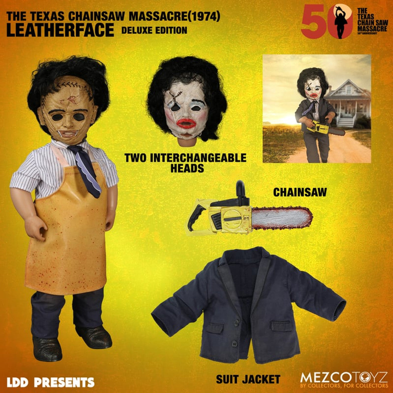 PRE ORDER – LDD PRESENTS THE TEXAS CHAINSAW MASSACRE (1974): LEATHERFACE - DELUXE EDITION