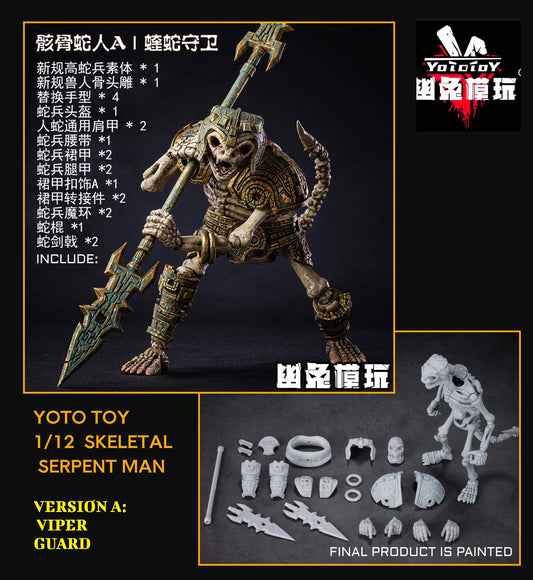 PRE ORDER – 1/12 SKELETAL SERPENT MAN VERSION A: VIPER GUARD